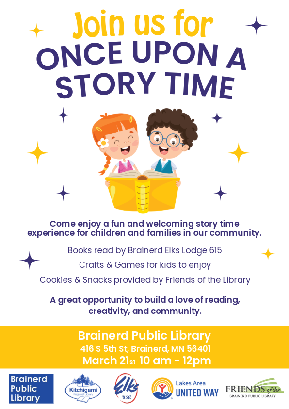 Once Upon a Story Time Flyer