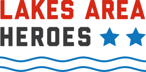 lakes area heroes logo